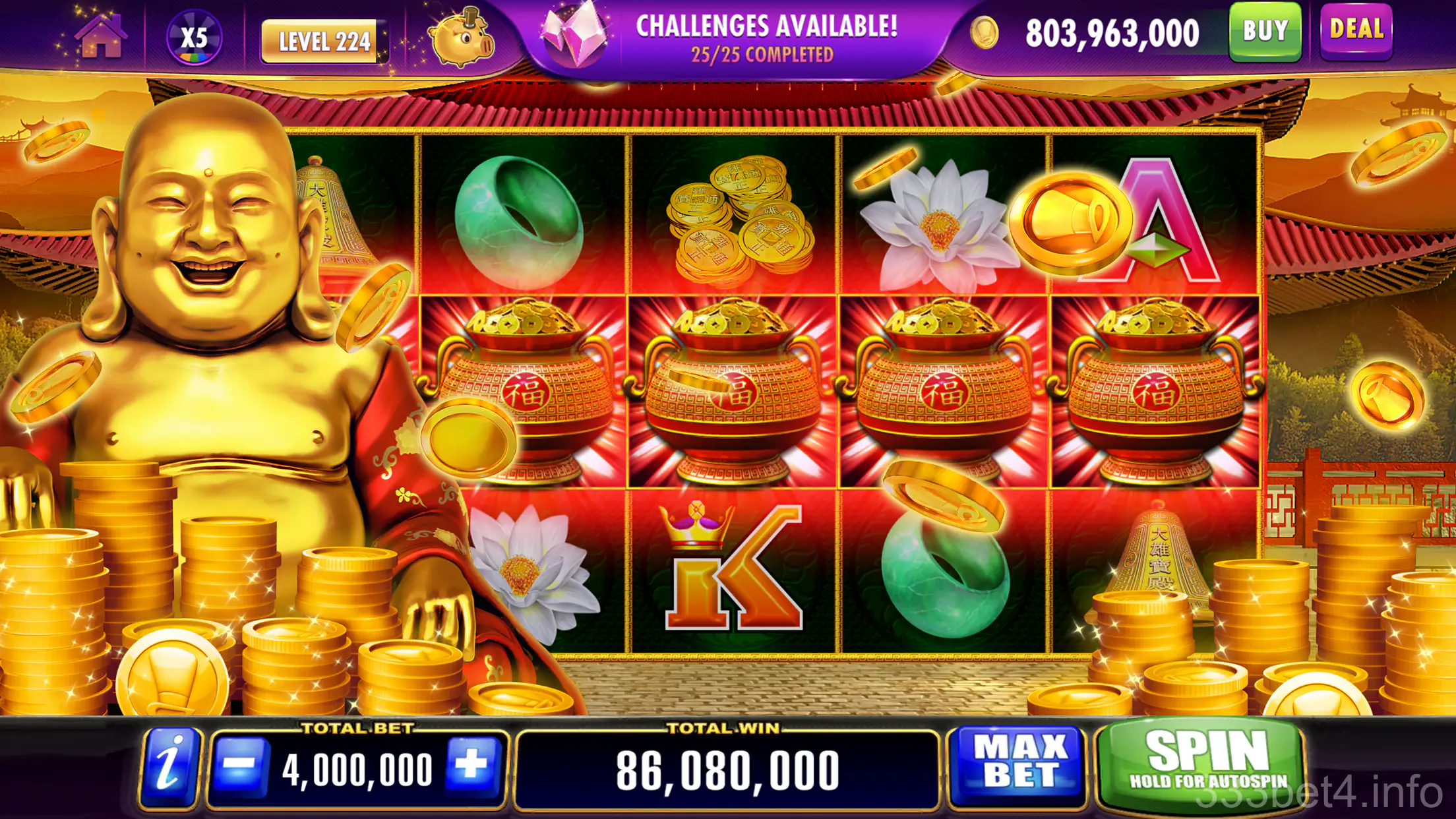 Página de promoções e bônus do 333bet4